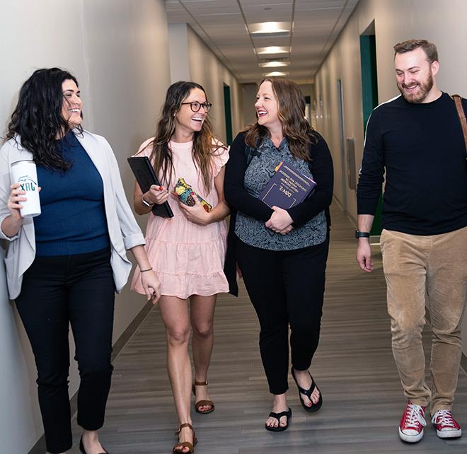 CMHC students walking